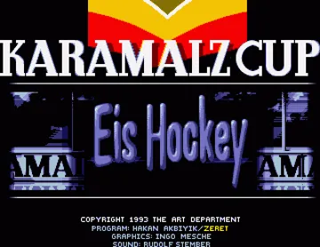 Karamalz Cup - Eis Hockey screen shot title